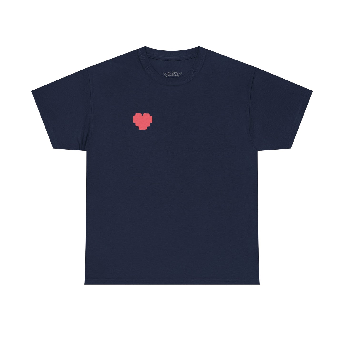 Minimalist Couple Design Unisex Heavy Cotton Tee - Perfect for Lovebirds and Casual Wear