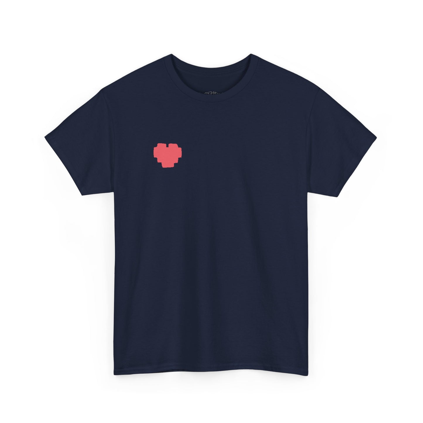 Minimalist Couple Design Unisex Heavy Cotton Tee - Perfect for Lovebirds and Casual Wear