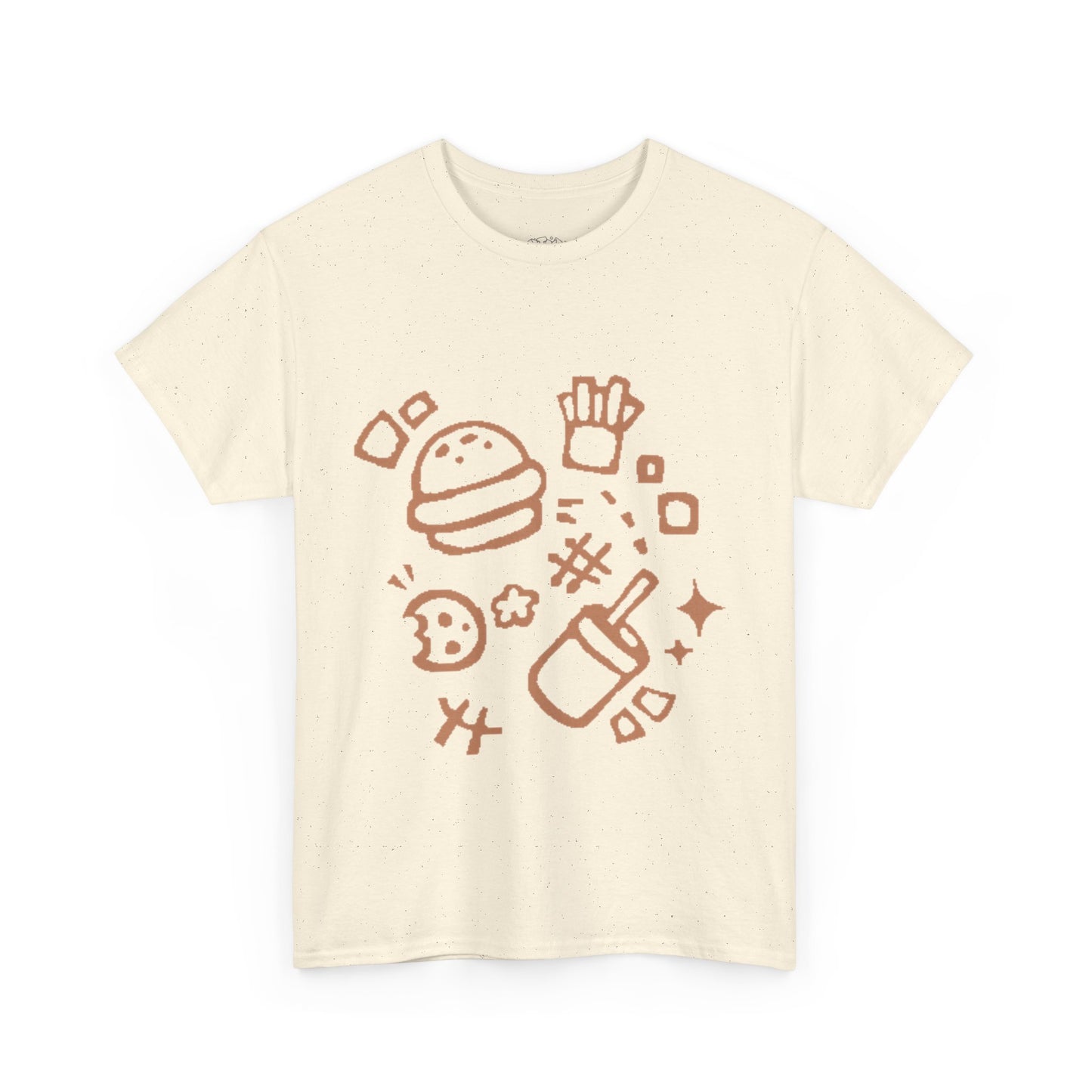 Minimalist Couple Design Unisex Heavy Cotton Tee - Perfect for Lovebirds and Casual Wear