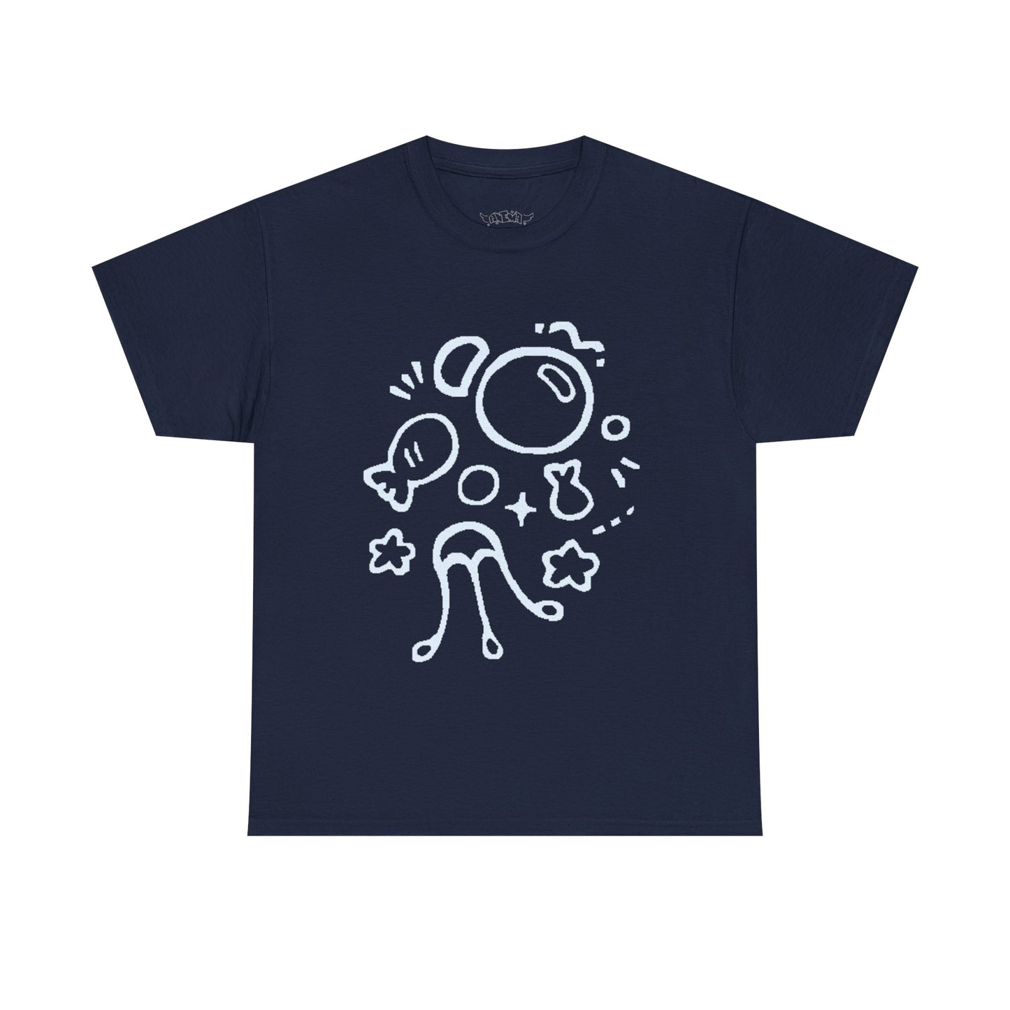 Minimalist Couple Design Unisex Heavy Cotton Tee - Perfect for Lovebirds and Casual Wear